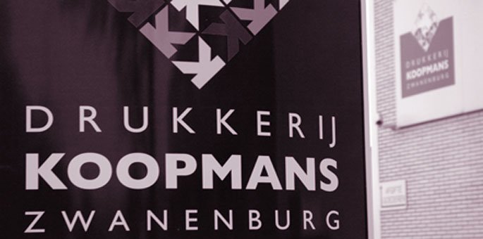 Raamstickers door Drukkerij Koopmans
