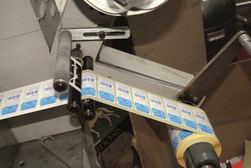 Etiketten op rol Drukkerij Koopmans